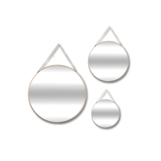 Set de 3 Miroir Leny or
