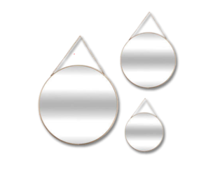 Set de 3 Miroir Leny or