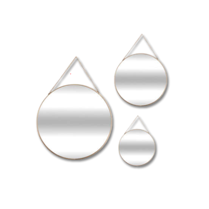 Set de 3 Miroir Leny or