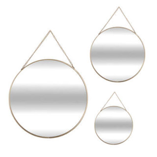 Set de 3 Miroir Leny or