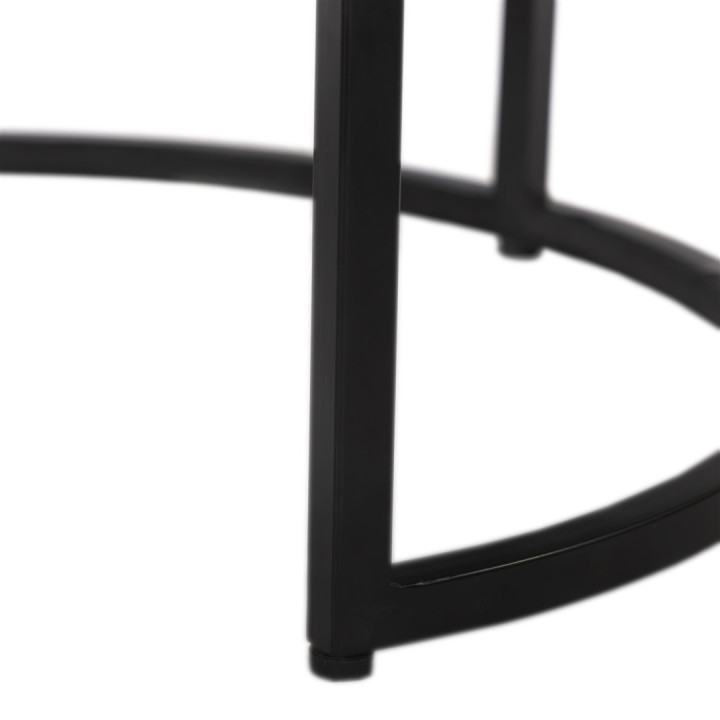 Set de 3 tables de salon Cisco bois massif manguier