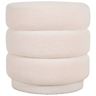 Pouf Sinan blanc