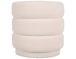Pouf Sinan blanc