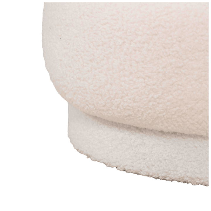 Pouf Sinan blanc