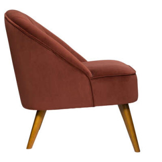 Fauteuil Naova terracotta