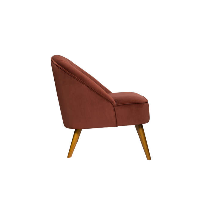 Fauteuil Naova terracotta