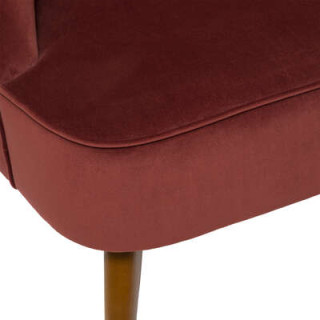 Fauteuil Naova terracotta