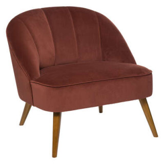 Fauteuil Naova terracotta