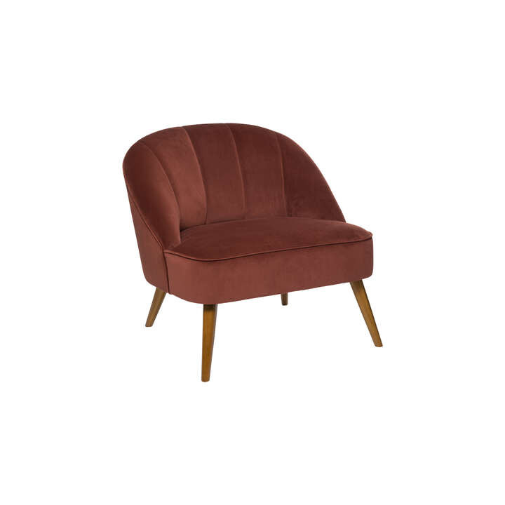 Fauteuil Naova terracotta