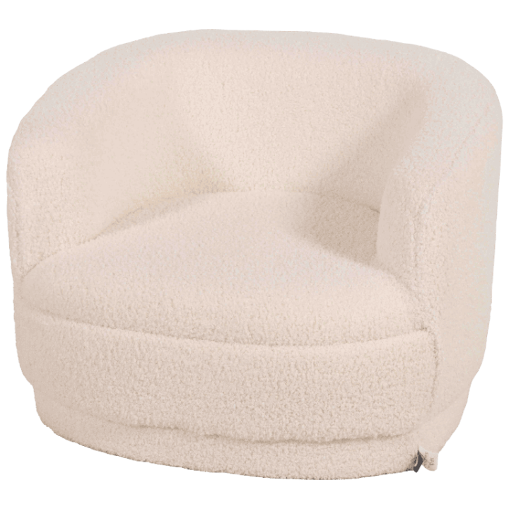 Fauteuil enfant bouclette Sky blanc