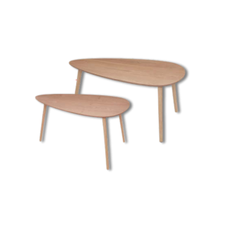 Set de 2 tables Mileo