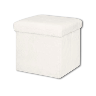 Pouf pliant Ezzio blanc