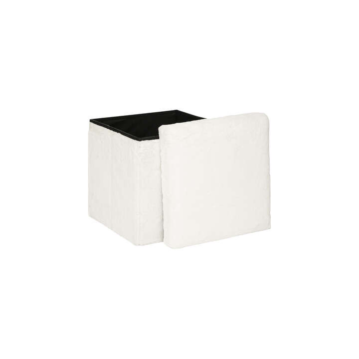 Pouf pliant Ezzio blanc