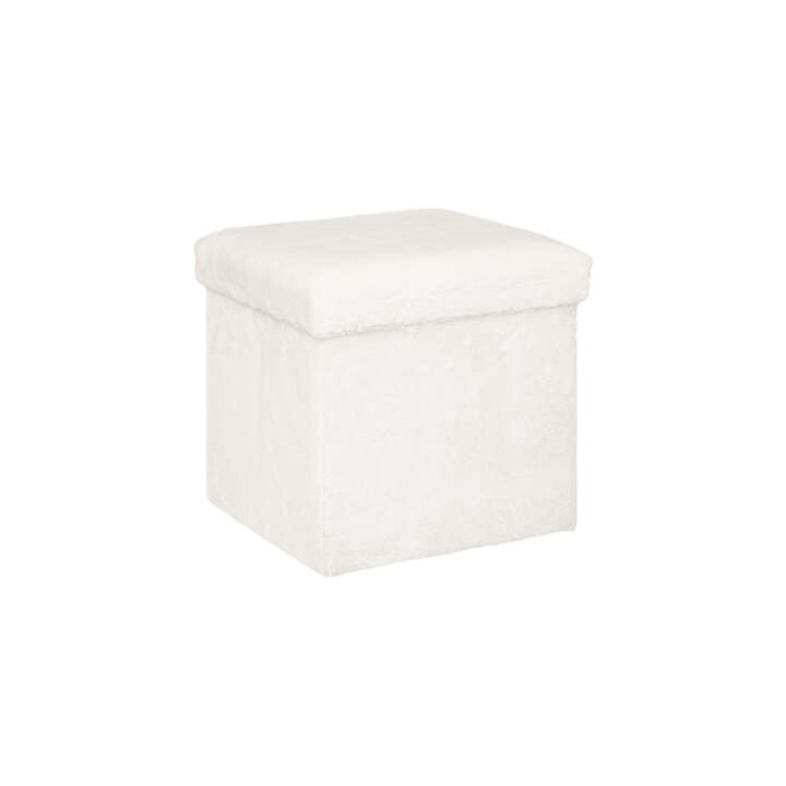 Pouf pliant Ezzio blanc