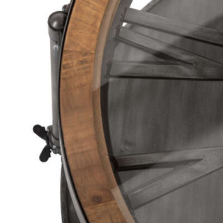 Table de salon Chrono Baris plateau horloge