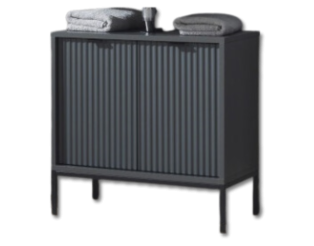 Meuble sous lavabo 60 cm Lucera gris