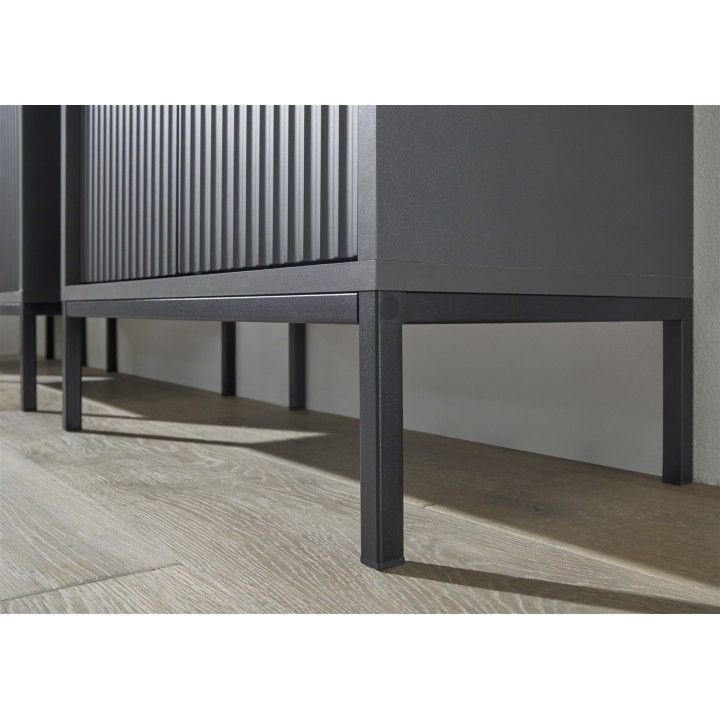 Meuble sous lavabo 60 cm Lucera gris