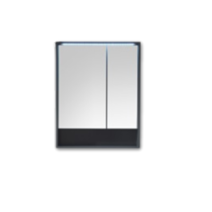 Armoire miroir pour salle de bain Lucera gris