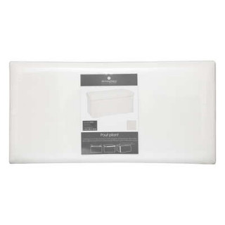 Pouf pliant Ezzio blanc