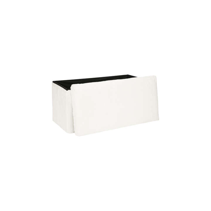 Pouf pliant Ezzio blanc