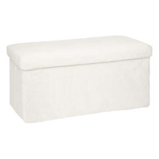 Pouf pliant Ezzio blanc