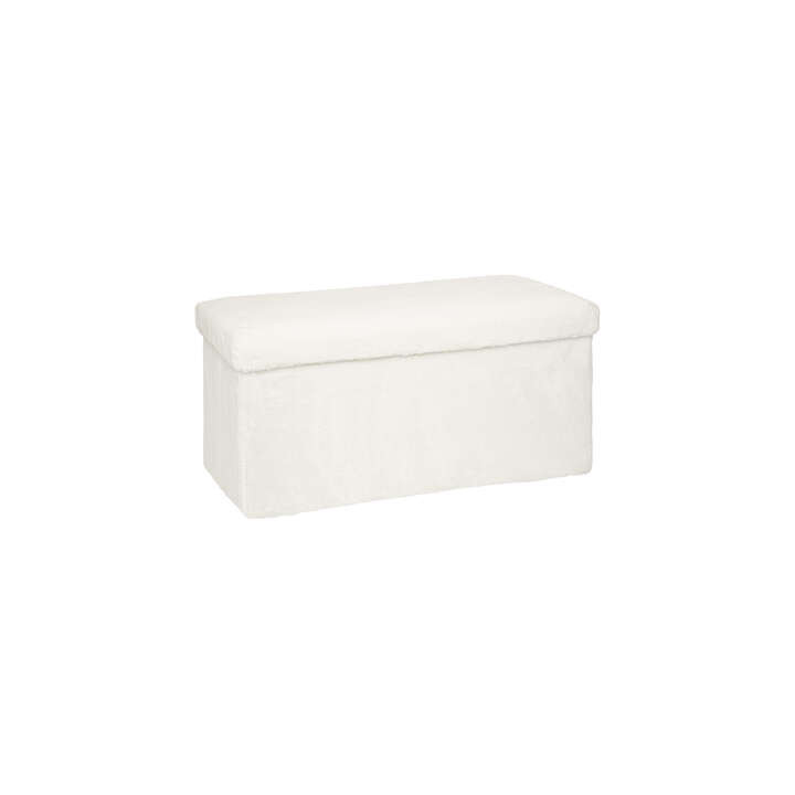 Pouf pliant Ezzio blanc