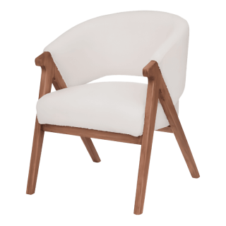 Fauteuil Amza blanc