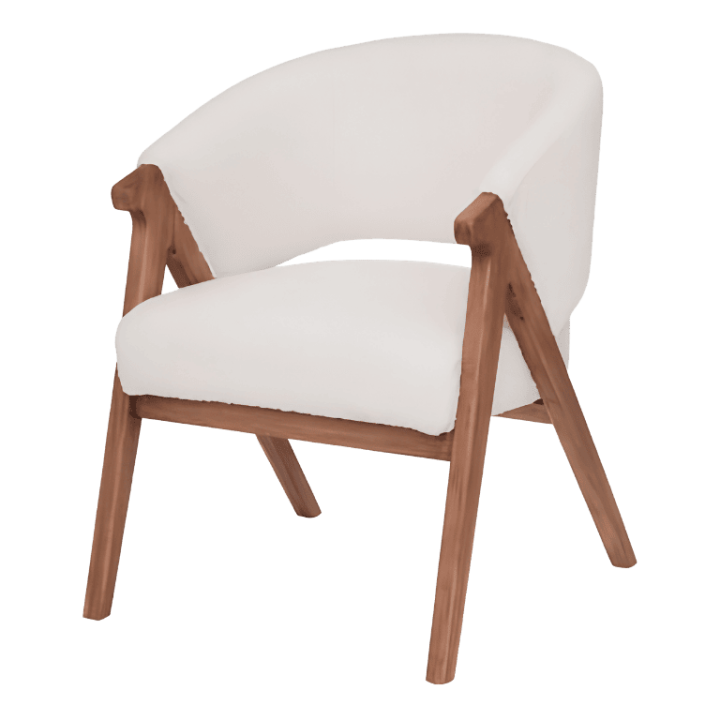 Fauteuil Amza blanc