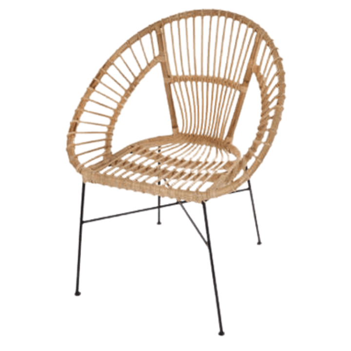 Fauteuil Keko rotin