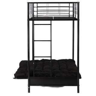 Lit mézzanine 90x190 Marsh noir