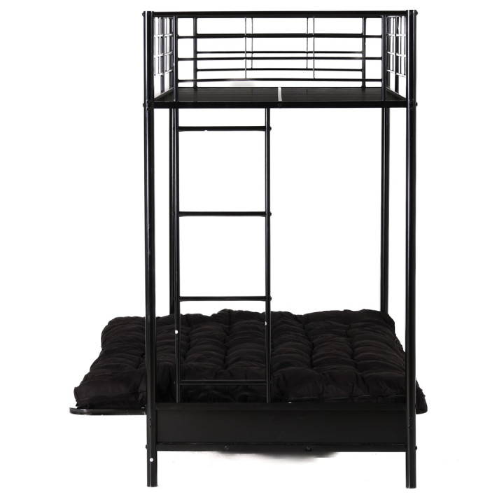 Lit mézzanine 90x190 Marsh noir