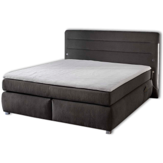 Lit Boxspring Anthracite LIVIA 180 x 200 cm