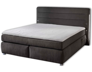 Lit Boxspring Anthracite LIVIA 180 x 200 cm