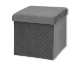 Pouf pliant 167845E gris