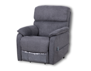 Fauteuil relax avec releveur Canyon gris anthracite
