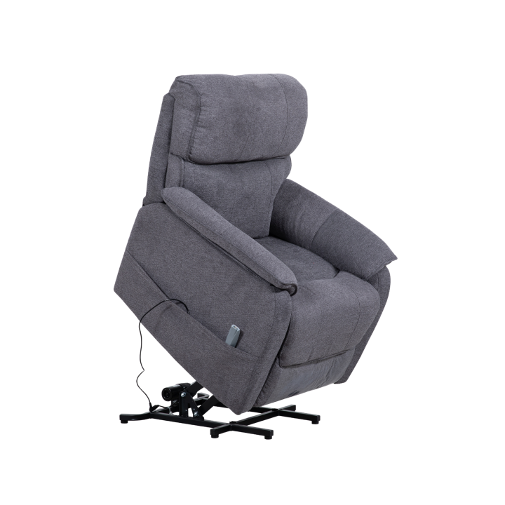 Fauteuil relax avec releveur Canyon gris anthracite