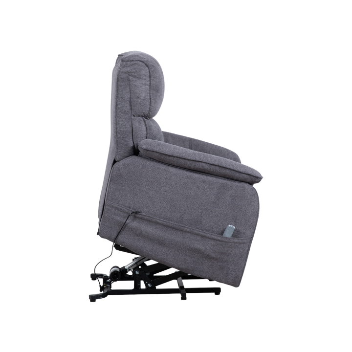 Fauteuil relax avec releveur Canyon gris anthracite