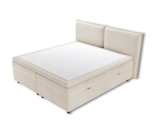 Lit coffre 160x200 Oliver blanc