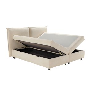 Lit coffre 160x200 Oliver blanc