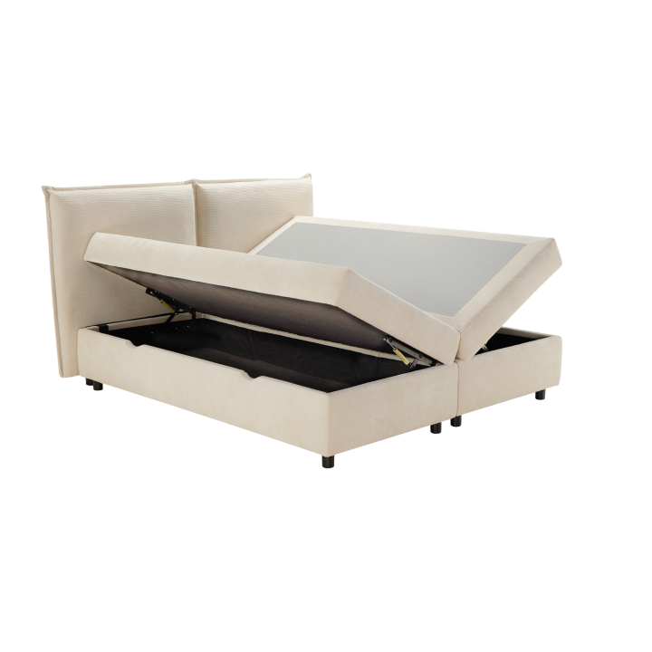 Lit coffre 160x200 Oliver blanc
