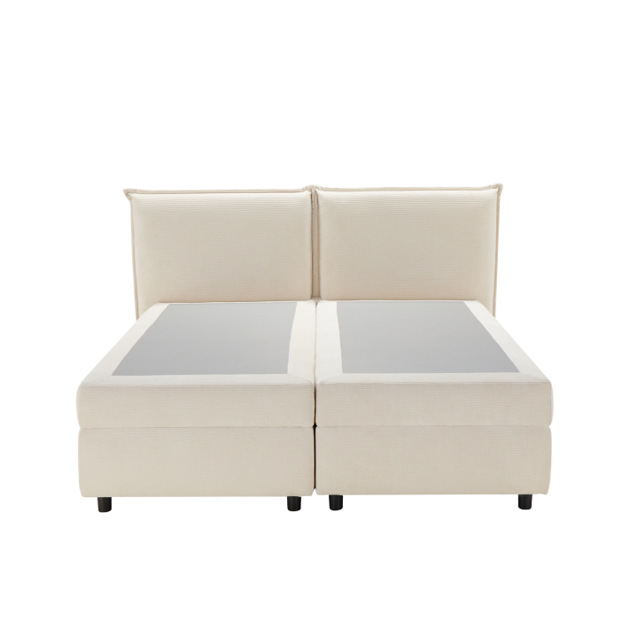 Lit coffre 160x200 Oliver blanc