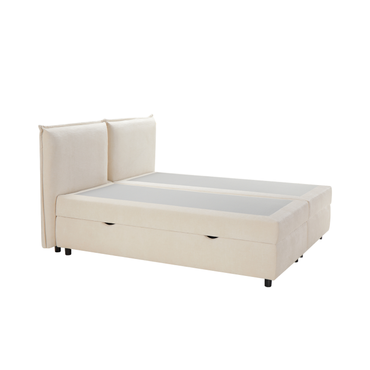 Lit coffre 160x200 Oliver blanc