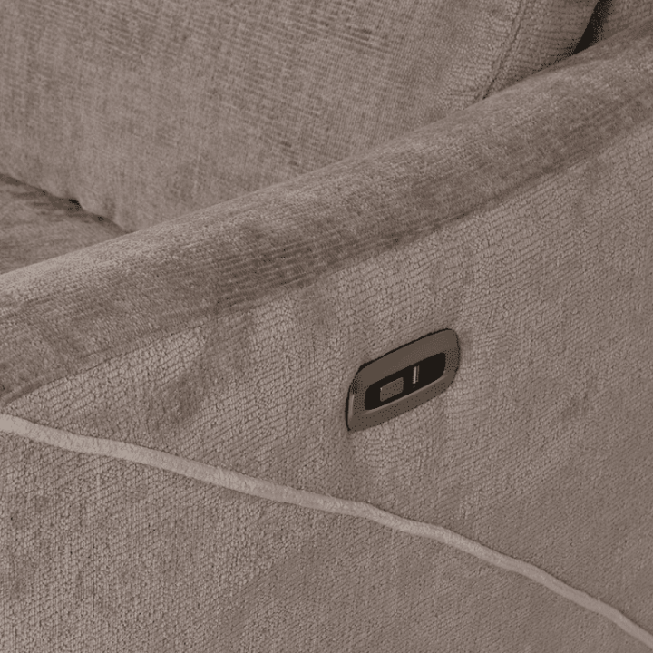 Canapé 3 places Cedar gris clair/beige