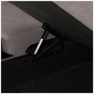 Salon d'anlge droit convertible Whisper gris clair