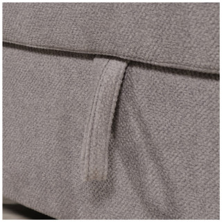 Salon d'anlge droit convertible Whisper gris clair