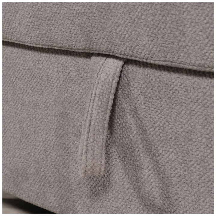 Salon d'anlge droit convertible Whisper gris clair