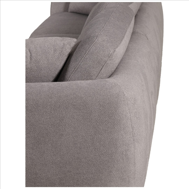 Salon d'anlge droit convertible Whisper gris clair