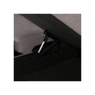 Salon d'angle gauche convertible Whisper gris clair