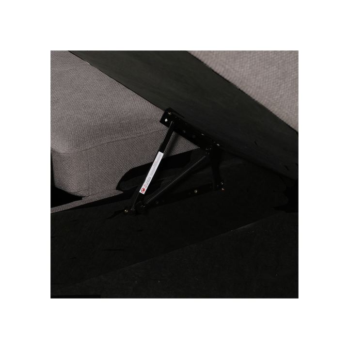 Salon d'angle gauche convertible Whisper gris clair