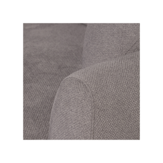 Salon d'angle gauche convertible Whisper gris clair